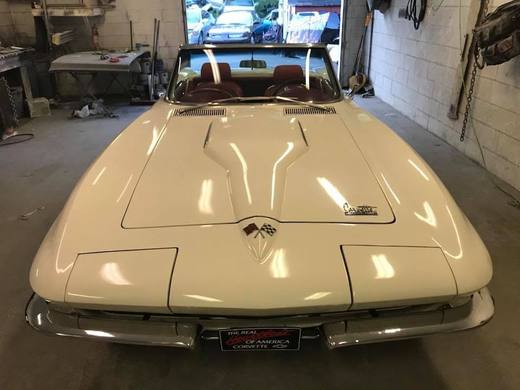 The Sting Ray's nose, badge back on