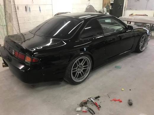 The S14 from the rear quarter